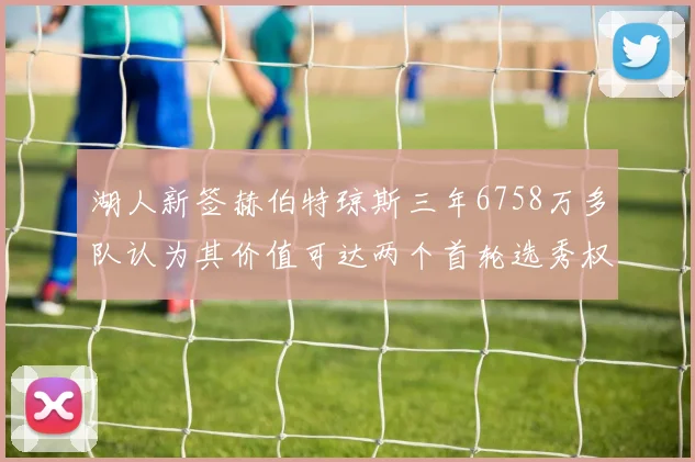 湖人新签赫伯特琼斯三年6758万多队认为其价值可达两个首轮选秀权